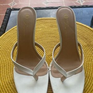 Elegant White Women's Sandals